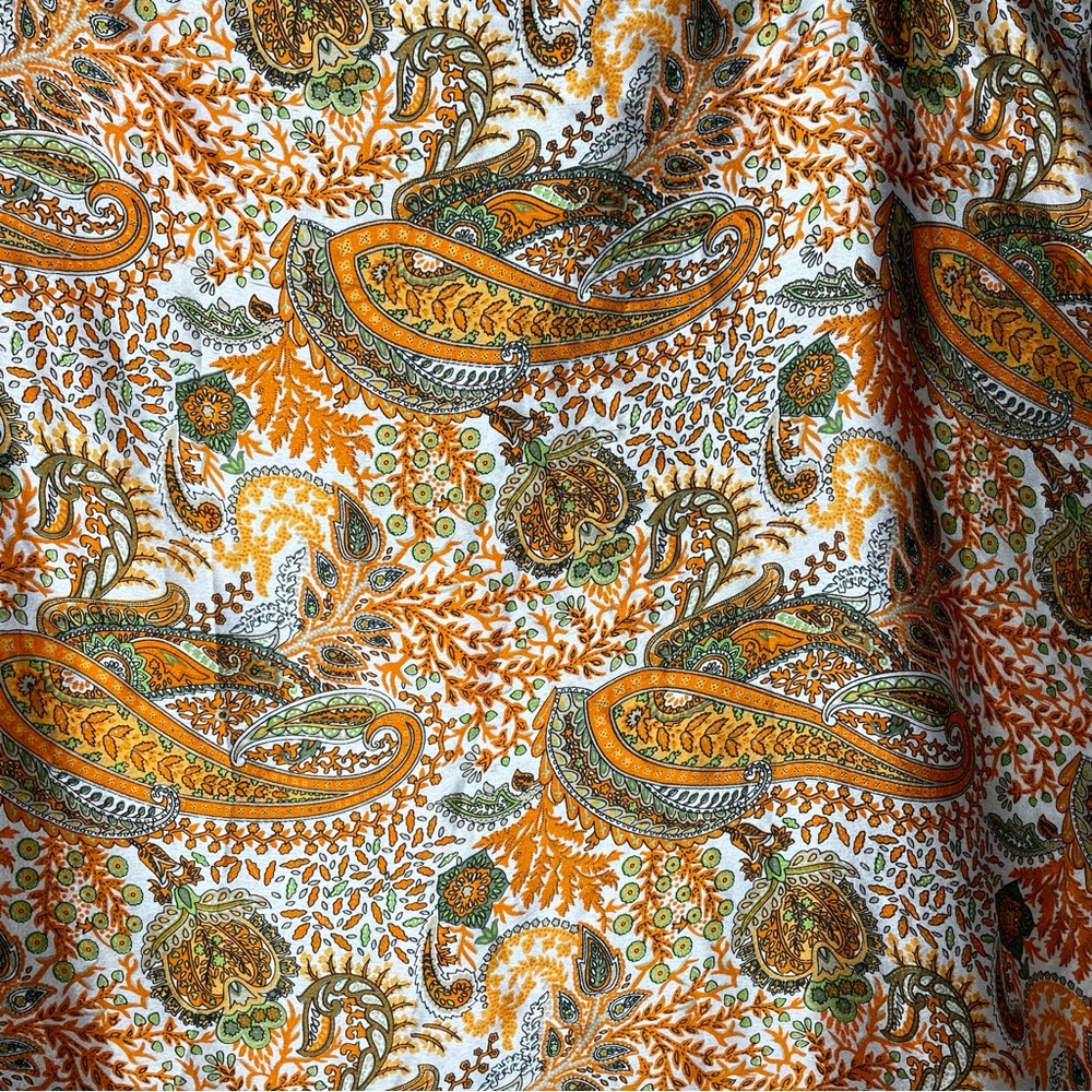 Kariza Elegant Paisley Single Ring Bohemian Dress with a long Matching Tie Belt - Picture 6 of 11